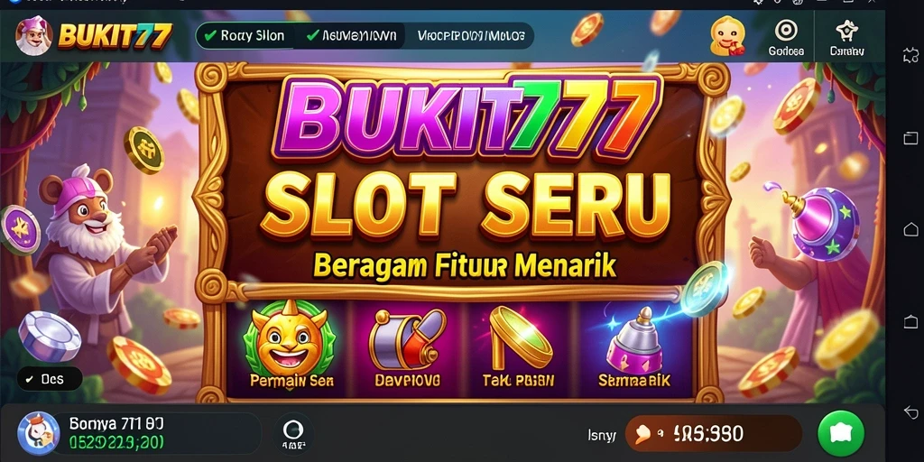 Tampilan gameplay BUKIT777 yang mengesankan dan seru.