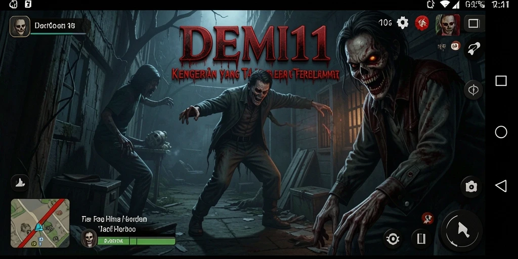 Gameplay DEMI11 yang mencekam dan penuh ketegangan.