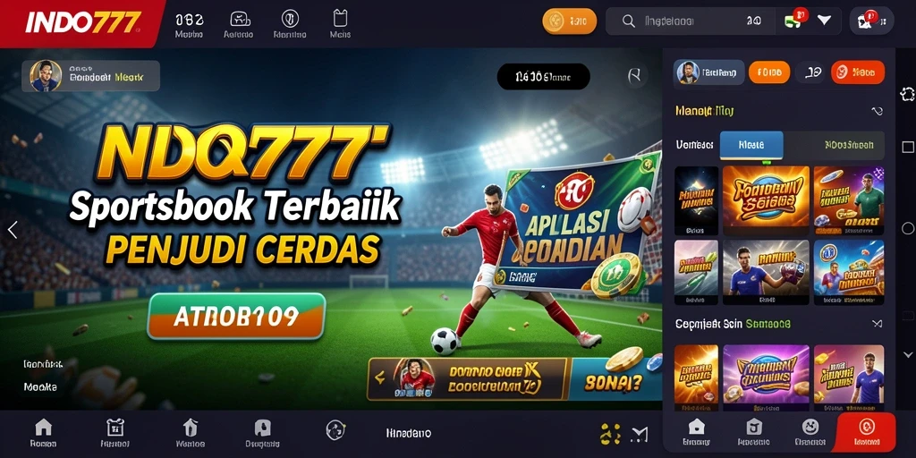 Tampilan screenshot gameplay Sportsbook INDO777 yang menarik.