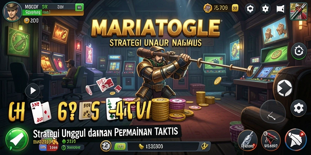 Tampilan gameplay <strong>MARIATOGEL</strong> yang menegangkan dan strategis.