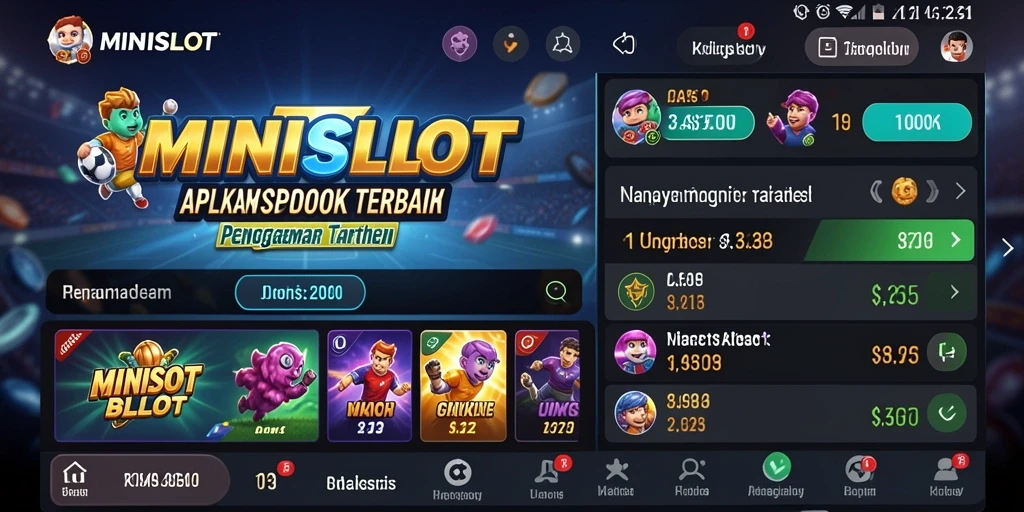 Tampilan gameplay MINISLOT yang mengasyikkan untuk taruhan olahraga.