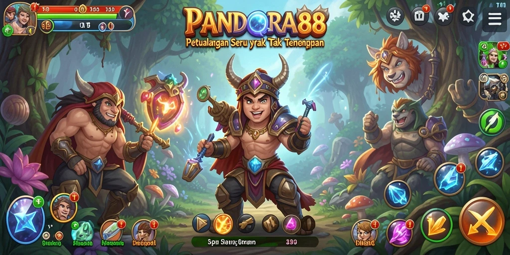 Tampilan gameplay PANDORA88 yang mendebarkan di dunia petualangan.
