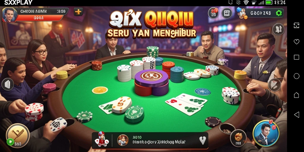 Tampilan gameplay QiuQiu yang menarik di SXXPLAY.