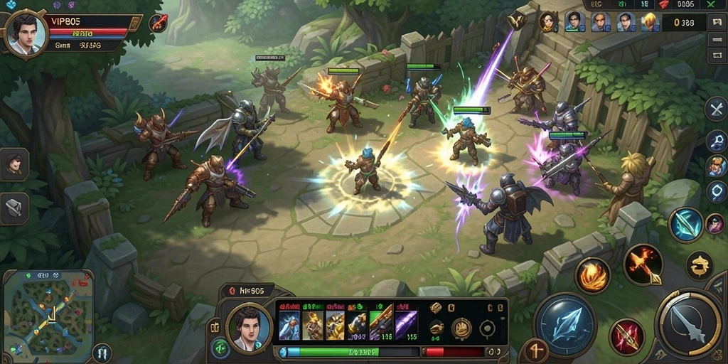 Tampilan gameplay <strong>VIP805</strong> yang strategis dan menarik.